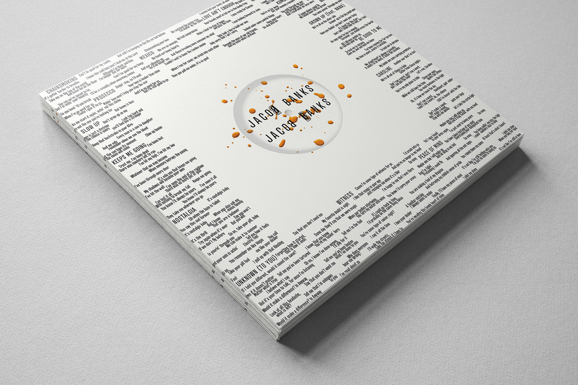 vinyl cover redesign Jacob Banks